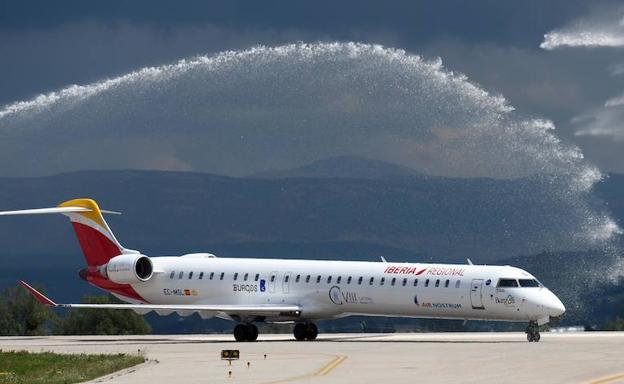 El Aeropuerto de Burgos retomó su actividad comercial en junio del pasado año