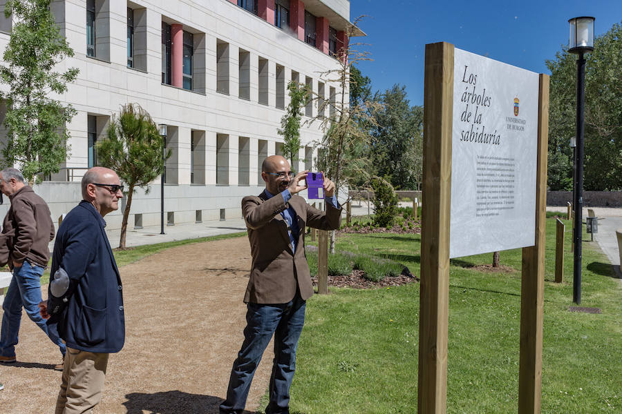 La Universidsad de Burgos cuenta con un Jardín de la Sabiduría que recuerda a sus 19 Honoris Causa