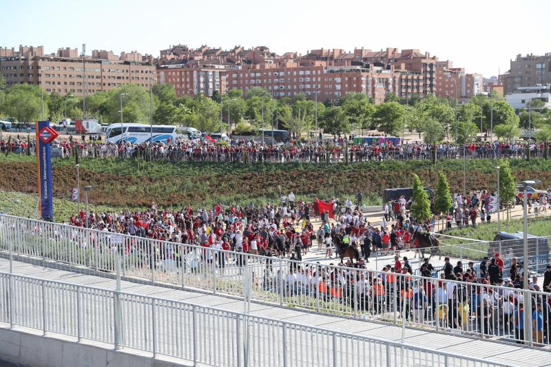 Fotos: Gran ambiente en Madrid en la previa de la final de la Champions