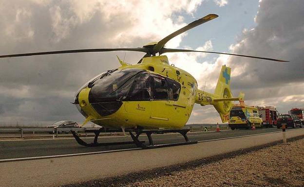 Helicóptero medicalizado del Sacyl