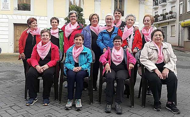 Una parte de las integrantes de la asociación 