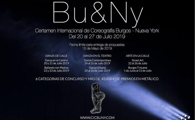 217 propuestas optan a participar en el 18º Certamen Internacional de Coreografía Burgos-Nueva York