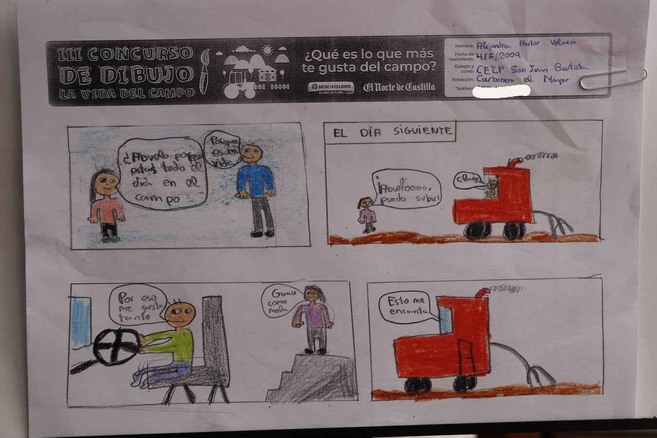 Fotos: Trabajos de 4º de Primaria en la modalidad de cómic del III Concurso de Dibujo y Cómic &#039;La vida del campo&#039;