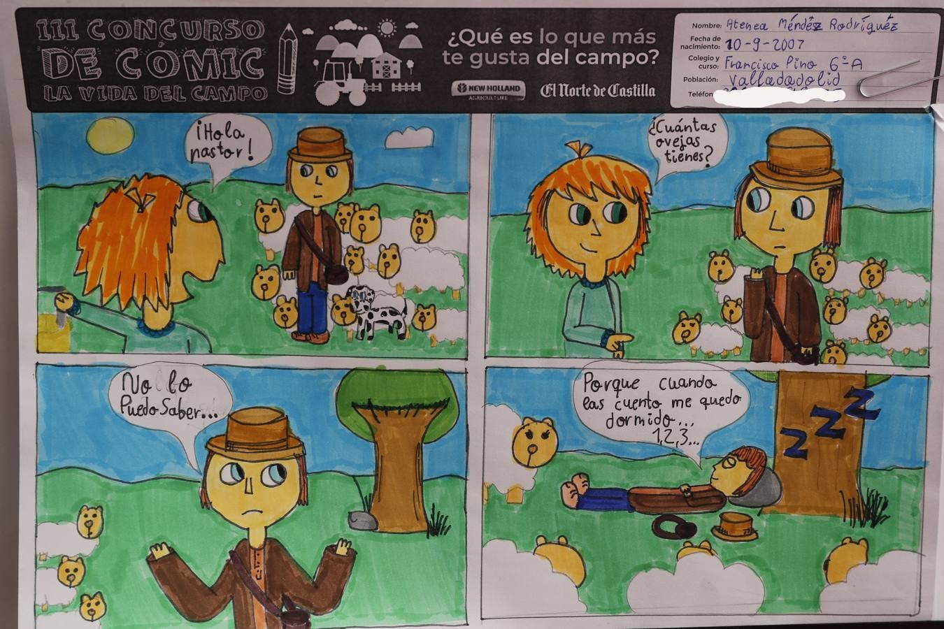 Fotos: Trabajos de 6º de Primaria en la modalidad de cómic del III Concurso de Dibujo y Cómic &#039;La vida del campo&#039;