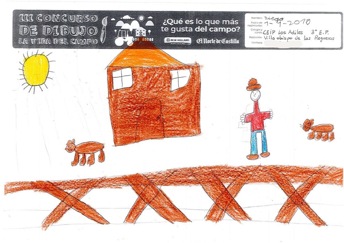 Fotos: Trabajos de 3º de Primaria en la modalidad de dibujo del III Concurso de Dibujo y Cómic &#039;La vida del campo&#039;