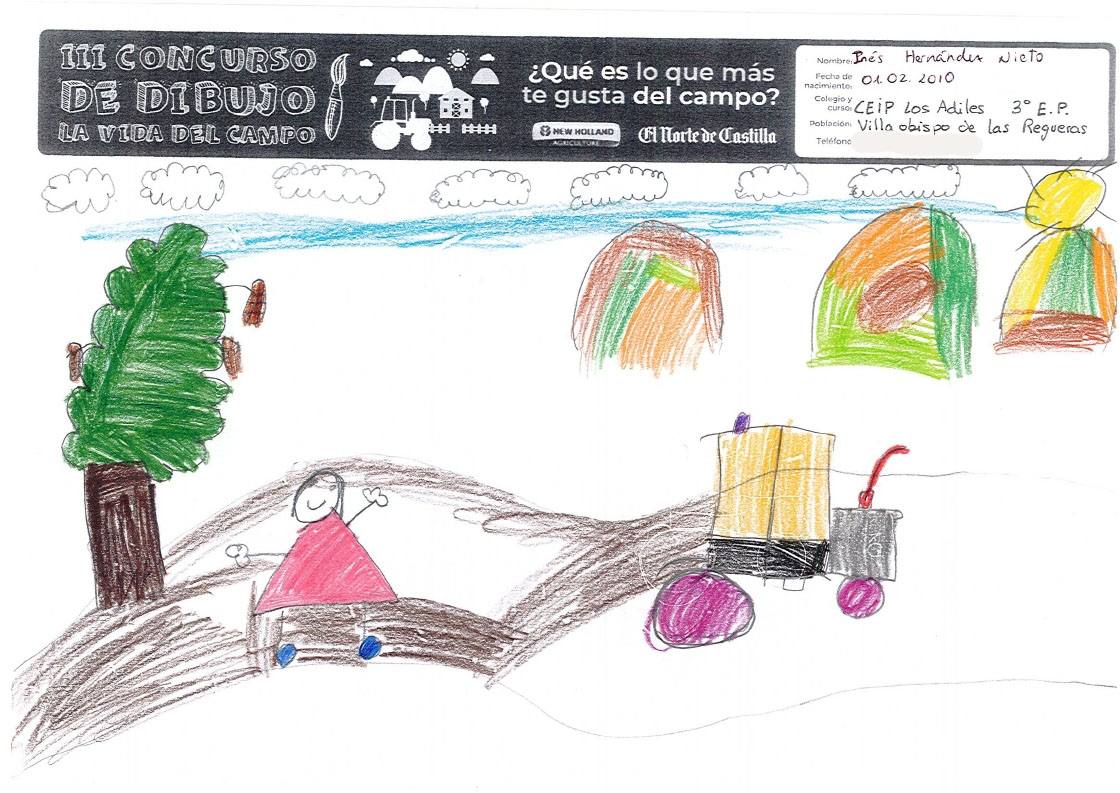 Fotos: Trabajos de 3º de Primaria en la modalidad de dibujo del III Concurso de Dibujo y Cómic &#039;La vida del campo&#039;