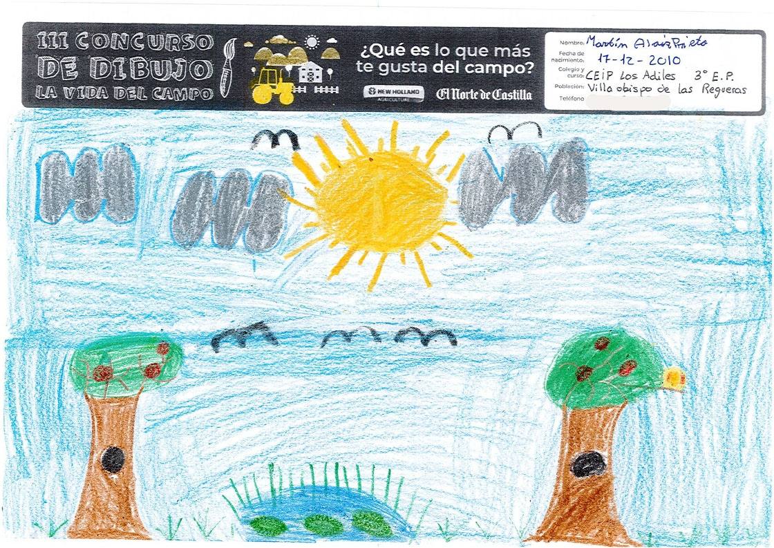 Fotos: Trabajos de 3º de Primaria en la modalidad de dibujo del III Concurso de Dibujo y Cómic &#039;La vida del campo&#039;