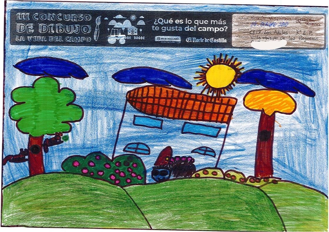 Fotos: Trabajos de 3º de Primaria en la modalidad de dibujo del III Concurso de Dibujo y Cómic &#039;La vida del campo&#039;