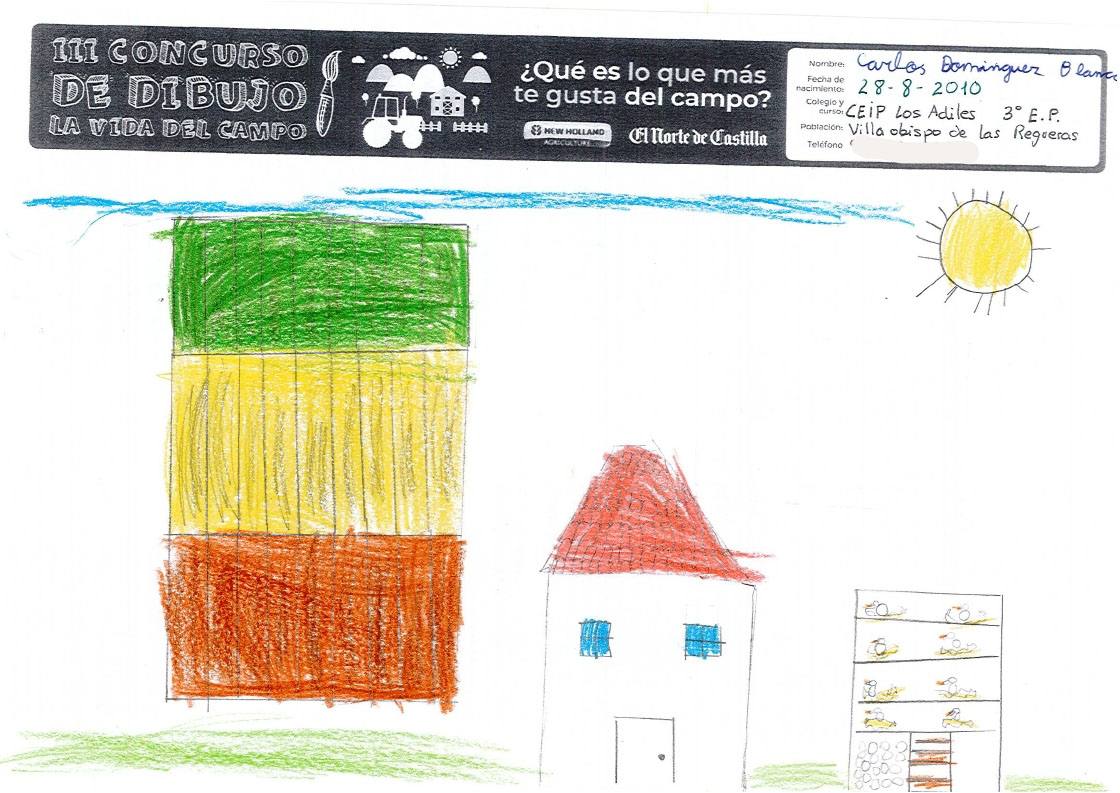 Fotos: Trabajos de 3º de Primaria en la modalidad de dibujo del III Concurso de Dibujo y Cómic &#039;La vida del campo&#039;