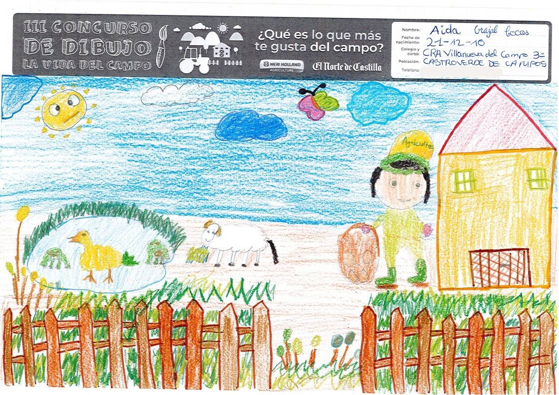 Fotos: Trabajos de 3º de Primaria en la modalidad de dibujo del III Concurso de Dibujo y Cómic &#039;La vida del campo&#039;