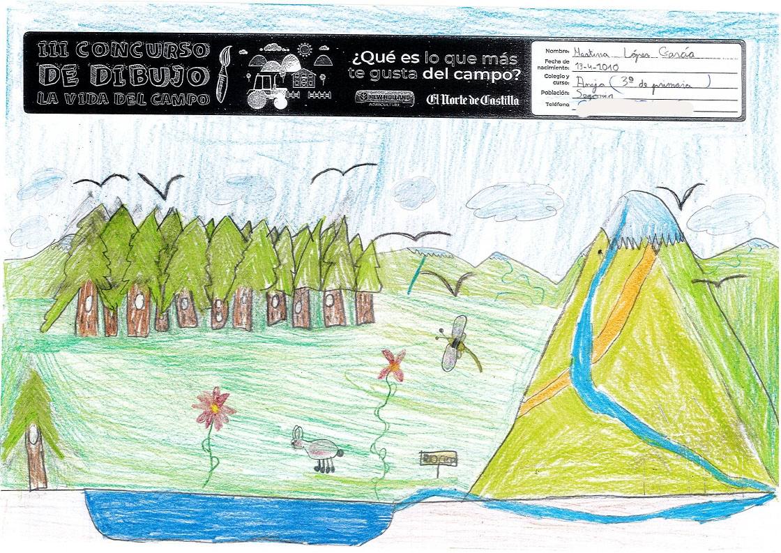 Fotos: Trabajos de 3º de Primaria en la modalidad de dibujo del III Concurso de Dibujo y Cómic &#039;La vida del campo&#039;