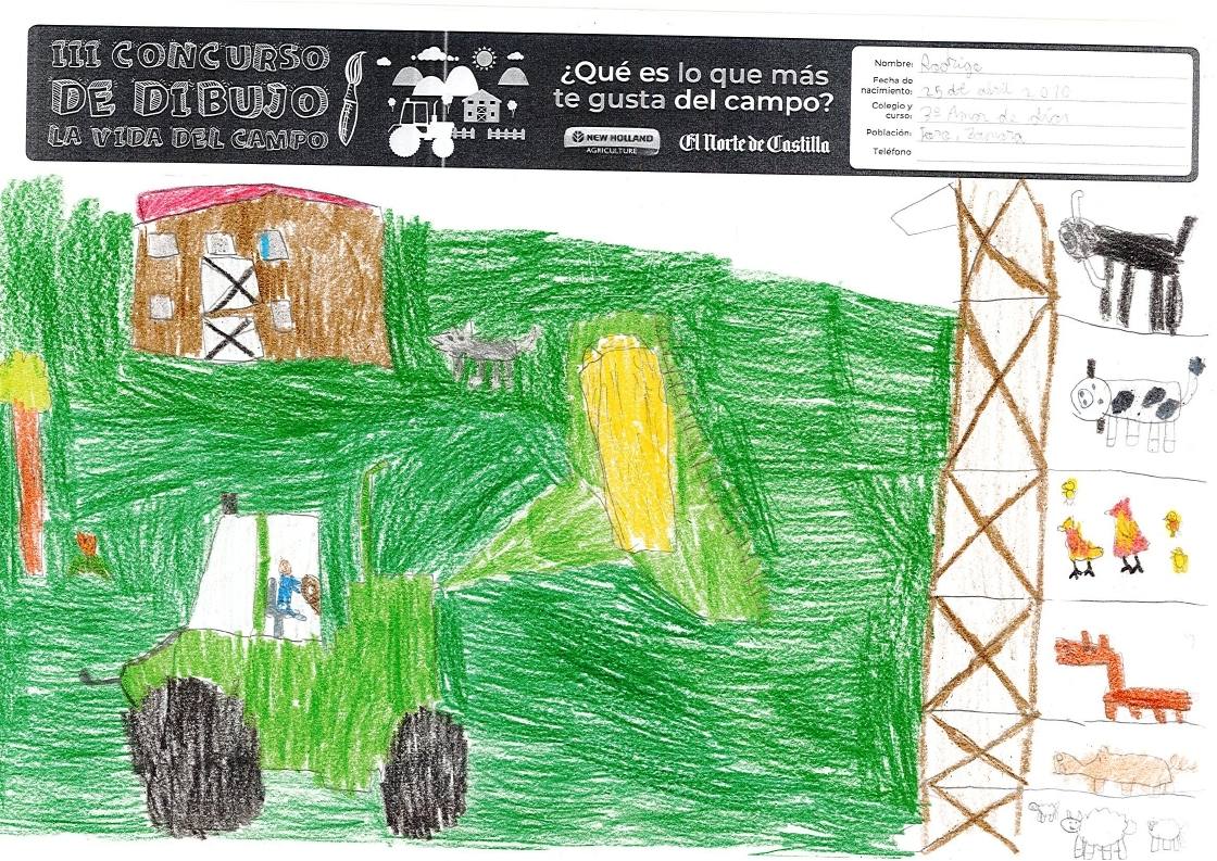 Fotos: Trabajos de 3º de Primaria en la modalidad de dibujo del III Concurso de Dibujo y Cómic &#039;La vida del campo&#039;