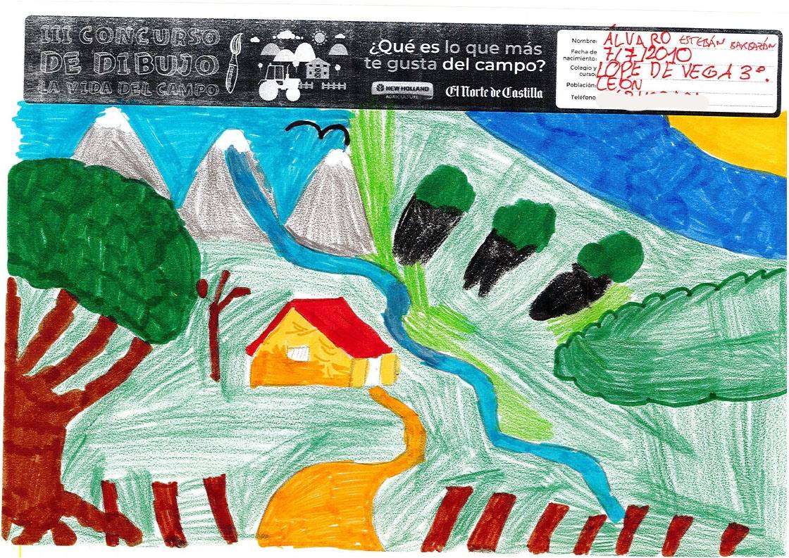 Fotos: Trabajos de 3º de Primaria en la modalidad de dibujo del III Concurso de Dibujo y Cómic &#039;La vida del campo&#039;