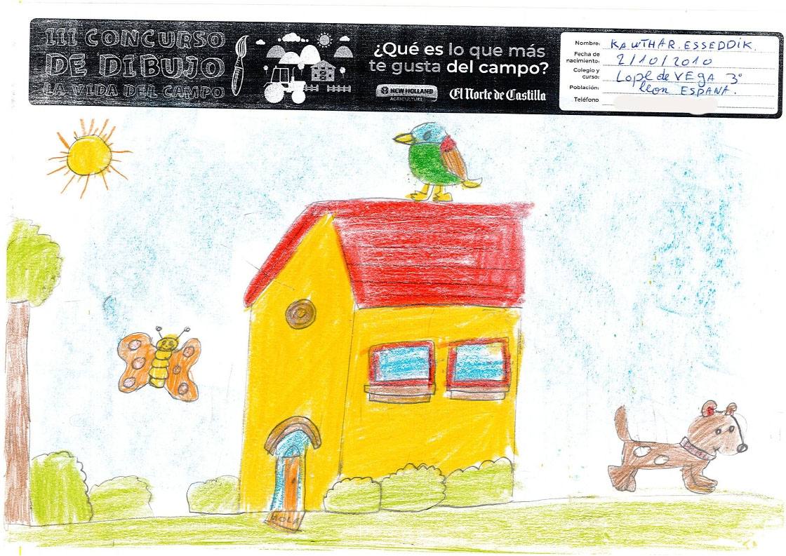 Fotos: Trabajos de 3º de Primaria en la modalidad de dibujo del III Concurso de Dibujo y Cómic &#039;La vida del campo&#039;