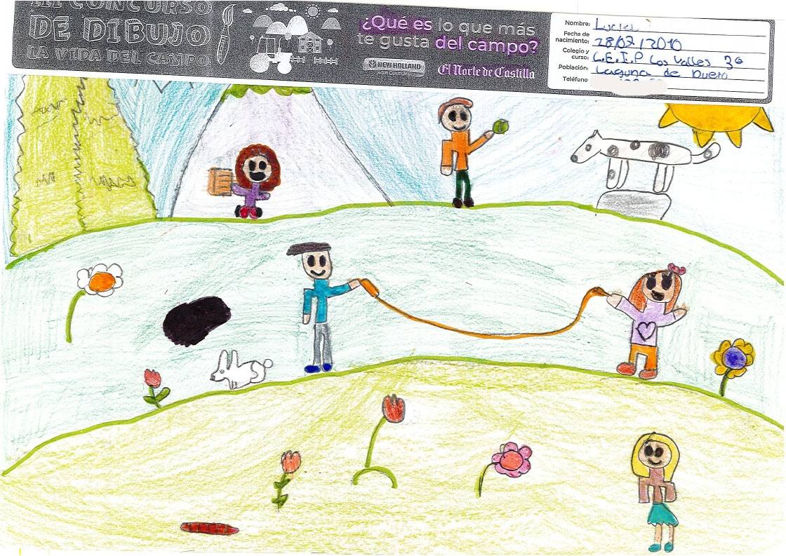 Fotos: Trabajos de 3º de Primaria en la modalidad de dibujo del III Concurso de Dibujo y Cómic &#039;La vida del campo&#039;