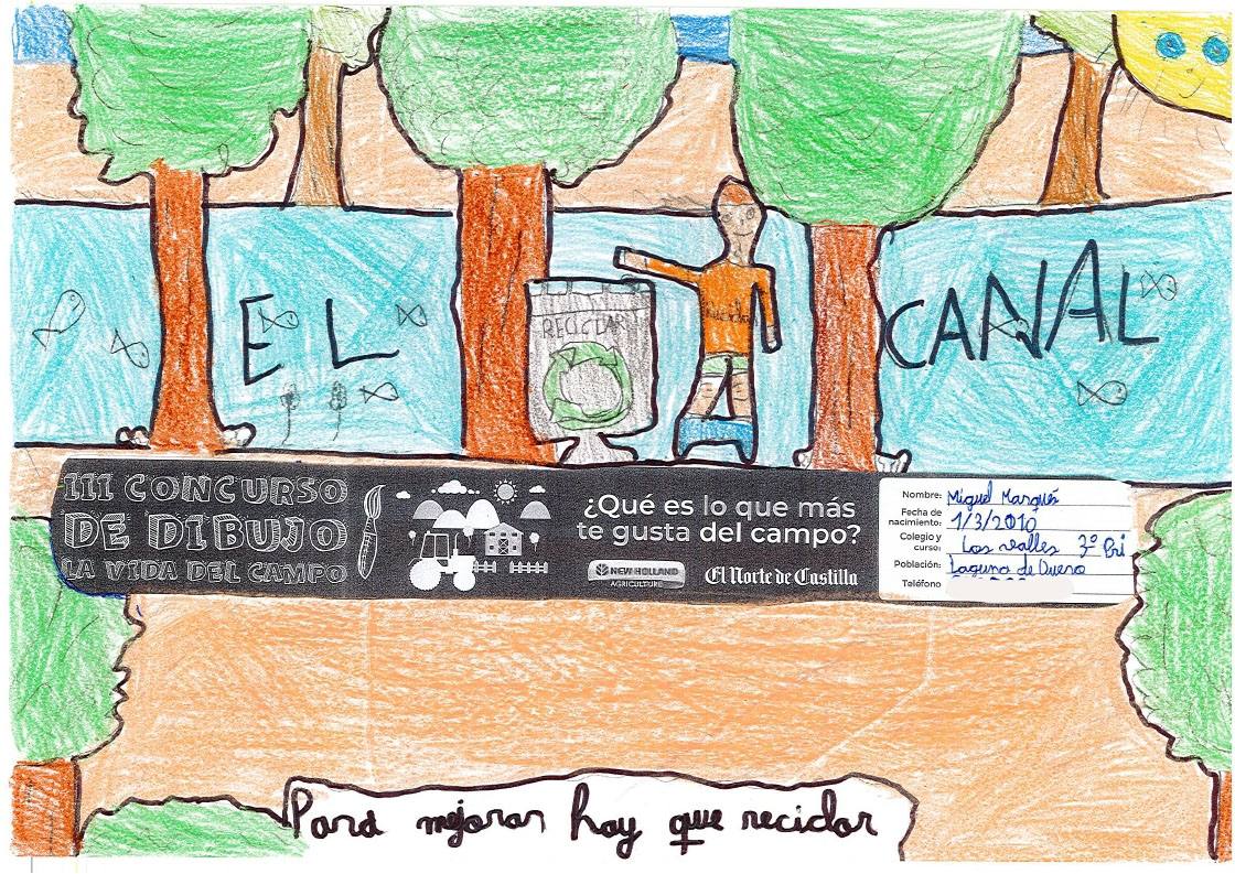 Fotos: Trabajos de 3º de Primaria en la modalidad de dibujo del III Concurso de Dibujo y Cómic &#039;La vida del campo&#039;