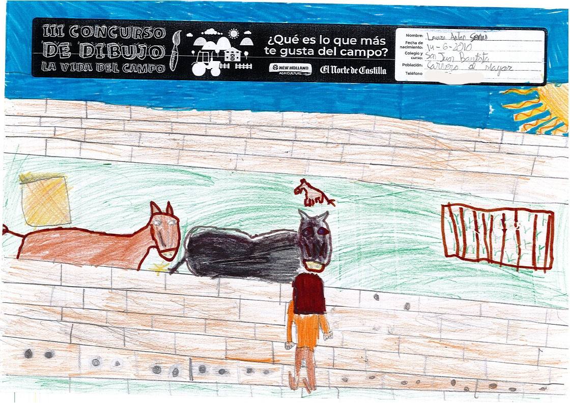 Fotos: Trabajos de 3º de Primaria en la modalidad de dibujo del III Concurso de Dibujo y Cómic &#039;La vida del campo&#039;