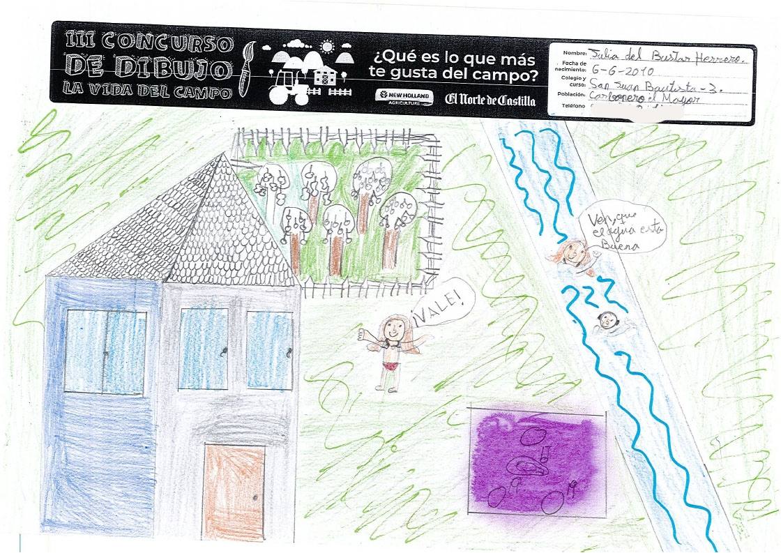 Fotos: Trabajos de 3º de Primaria en la modalidad de dibujo del III Concurso de Dibujo y Cómic &#039;La vida del campo&#039;