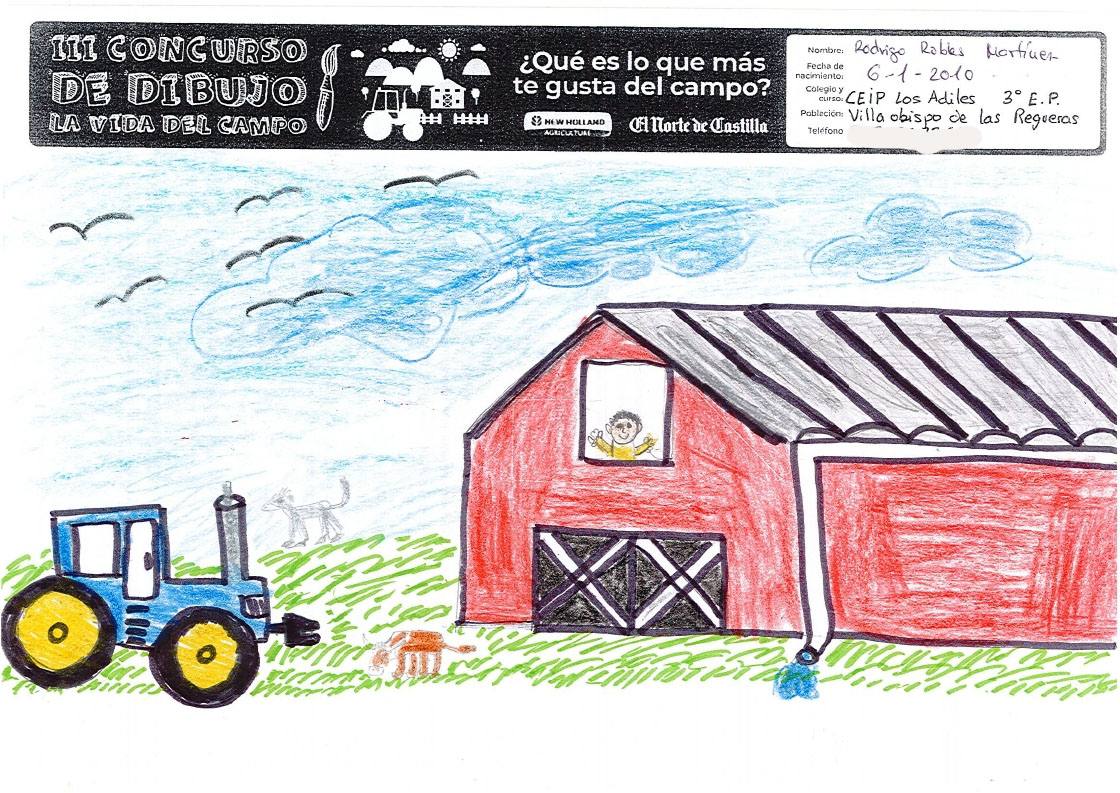 Fotos: Trabajos de 3º de Primaria en la modalidad de dibujo del III Concurso de Dibujo y Cómic &#039;La vida del campo&#039;