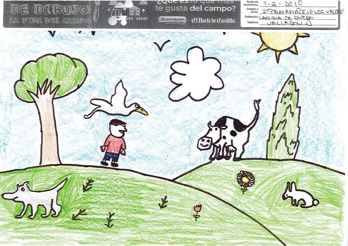 Fotos: Trabajos de 3º de Primaria en la modalidad de dibujo del III Concurso de Dibujo y Cómic &#039;La vida del campo&#039;