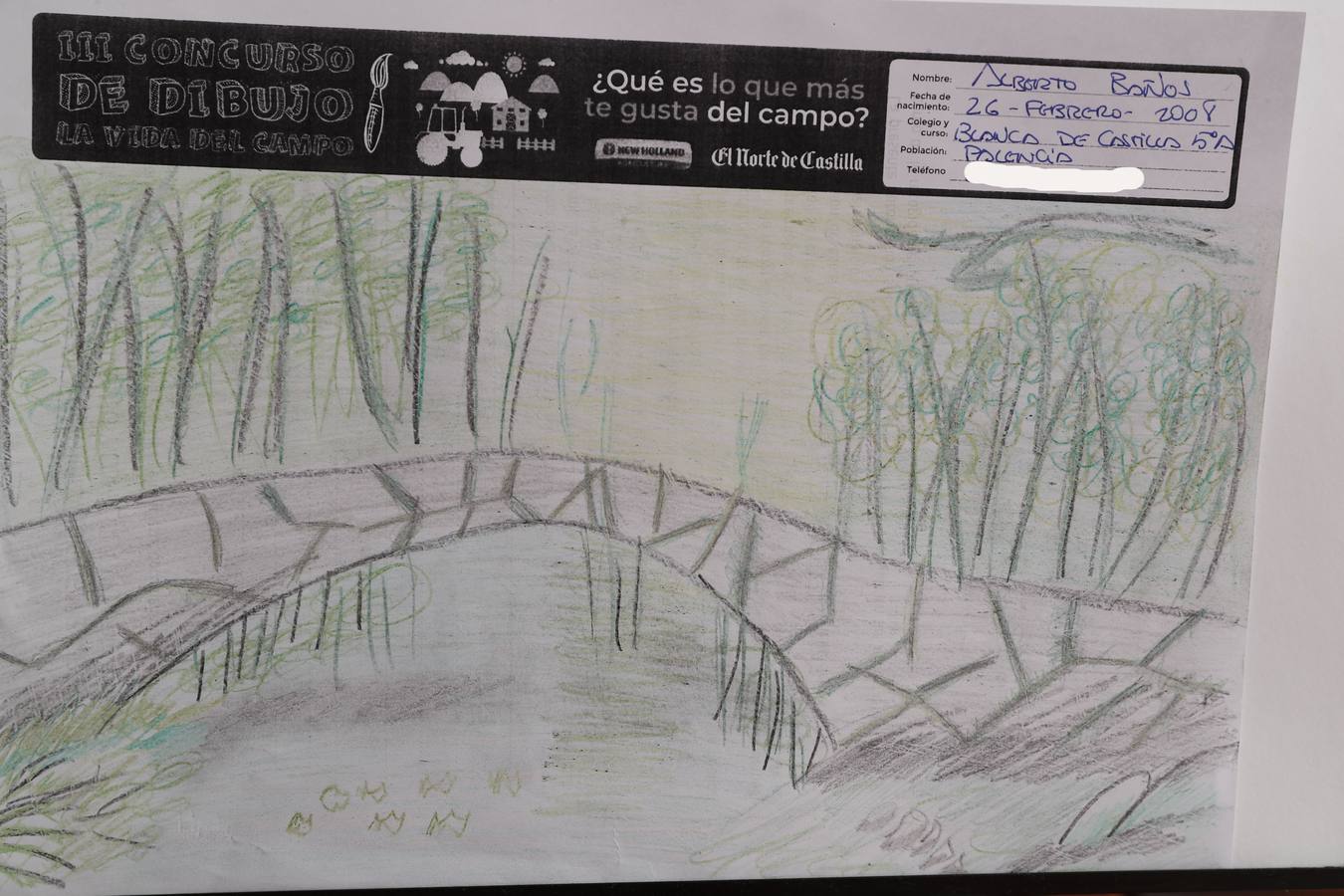 Fotos: Trabajos de 5º de Primaria en la modalidad de dibujo del III Concurso de Dibujo y Cómic &#039;La vida del campo&#039;