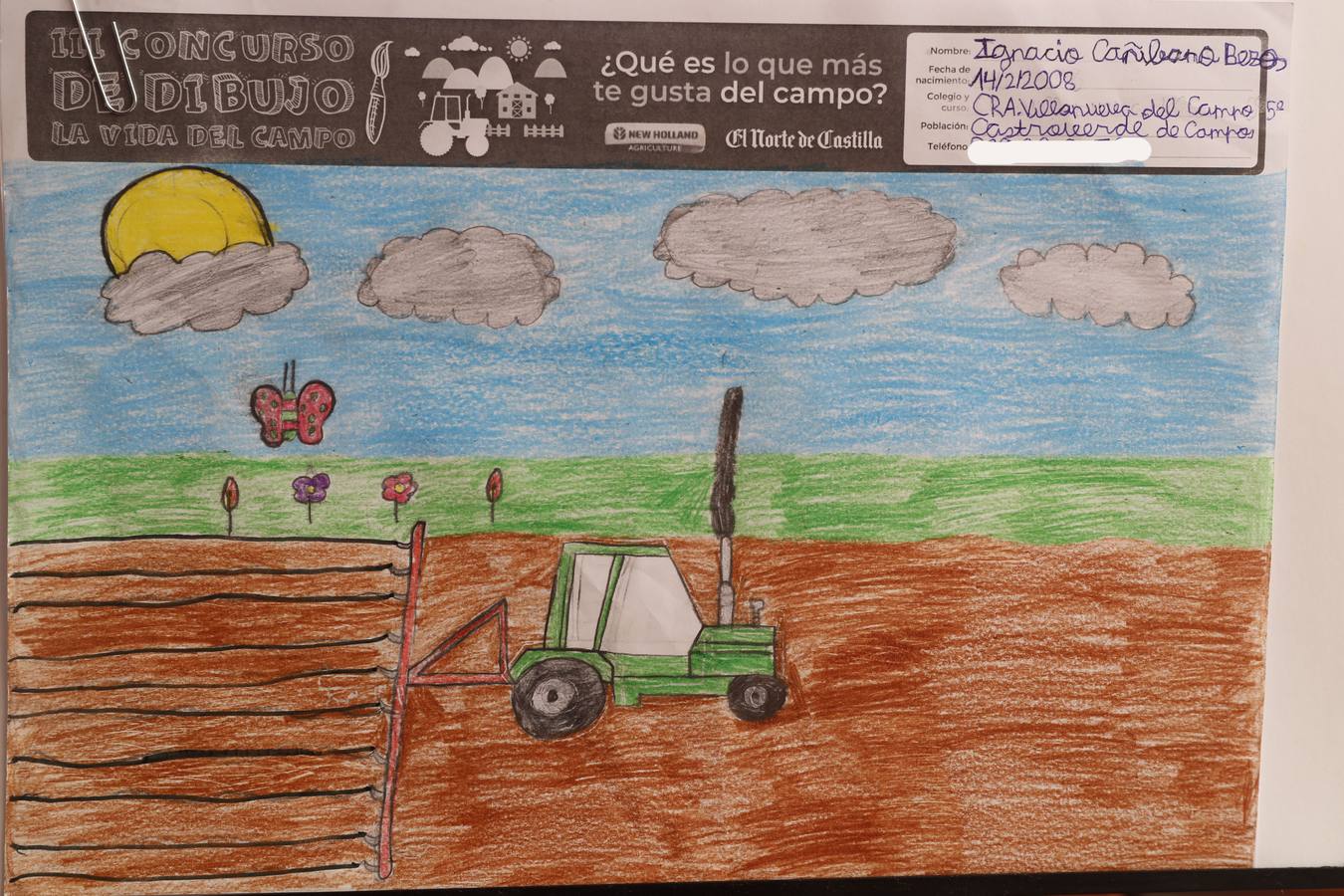 Fotos: Trabajos de 5º de Primaria en la modalidad de dibujo del III Concurso de Dibujo y Cómic &#039;La vida del campo&#039;