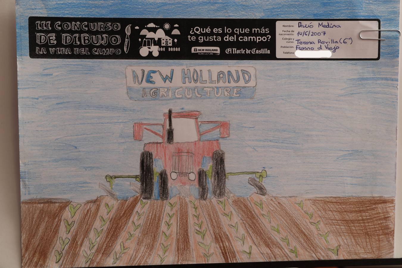 Fotos: Trabajos de 6º de Primaria en la modalidad de dibujo del III Concurso de Dibujo y Cómic &#039;La vida del campo&#039;