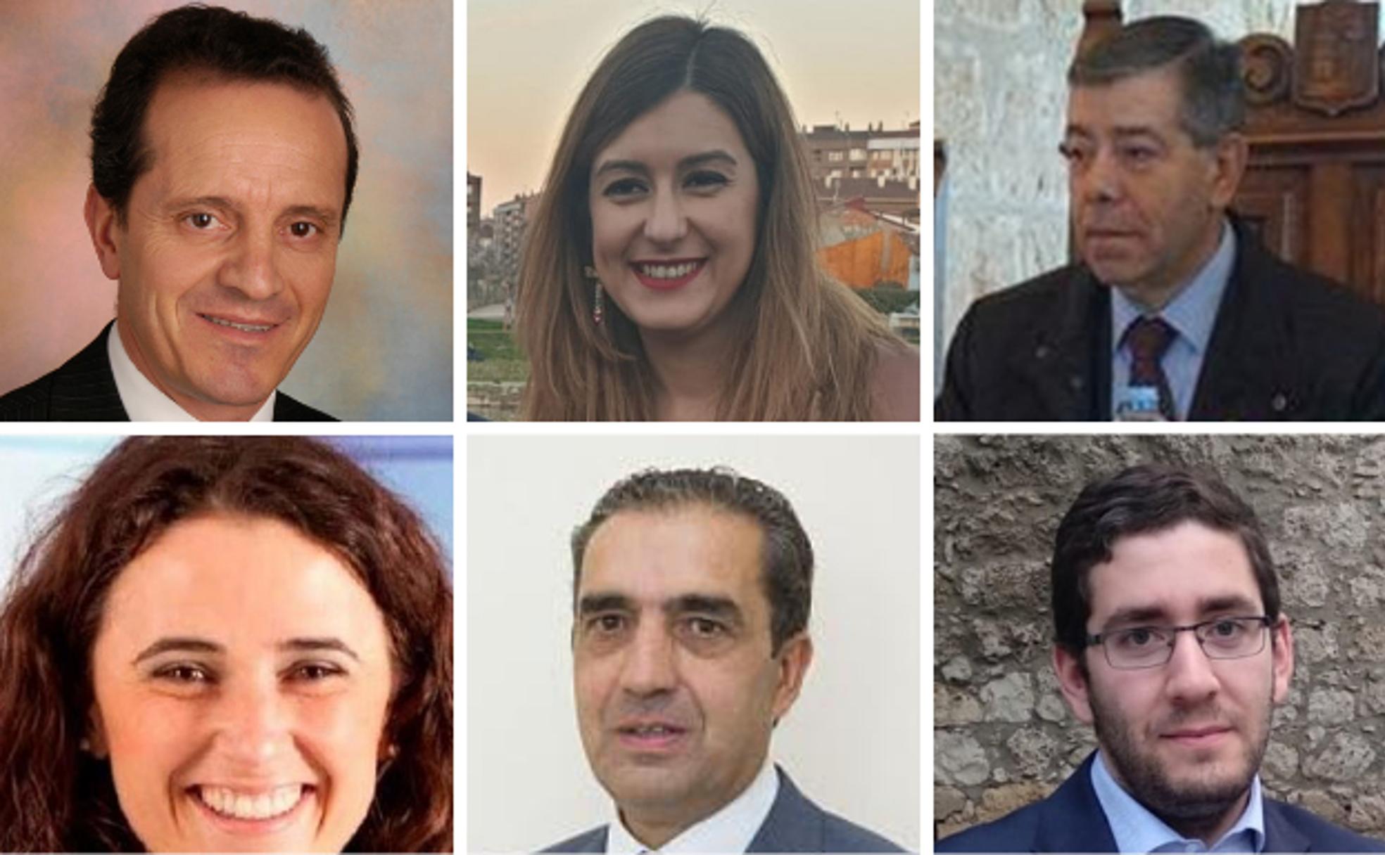 De izquierda a derecha y de arriba a abajo: Gerardo Bilbao (Alfoz de Quintanadueñas), Aitana Hernando (Miranda de Ebro), Isaac Angulo (Medina de Pomar), Lorena Terrenos (Valle de Mena), David Colinas (Roa de Duero) y Álvaro Eguiluz (Briviesca).