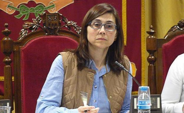 La alcaldesa en funiones del PP de Aranda de Duero, Raquel González.