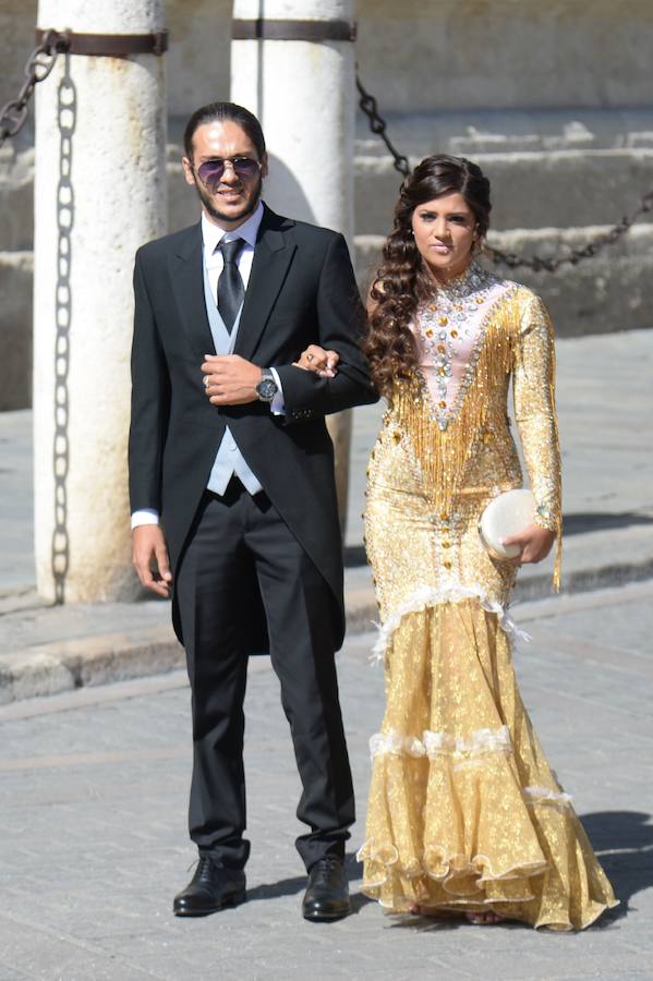 El cantante de flamenco Canelita y su pareja.