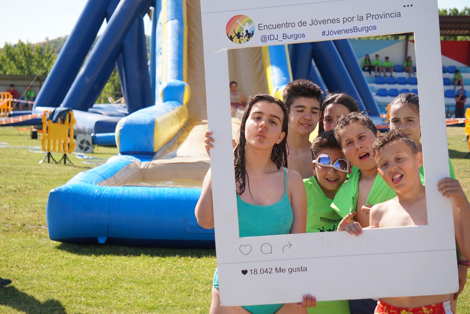 El VII Encuentro de Jóvenes por la Provincia organizado por la Diputación de Burgos ha llenado las calles de Salas de los Infantes con más de 600 burgaleses de entre 12 y 17 años