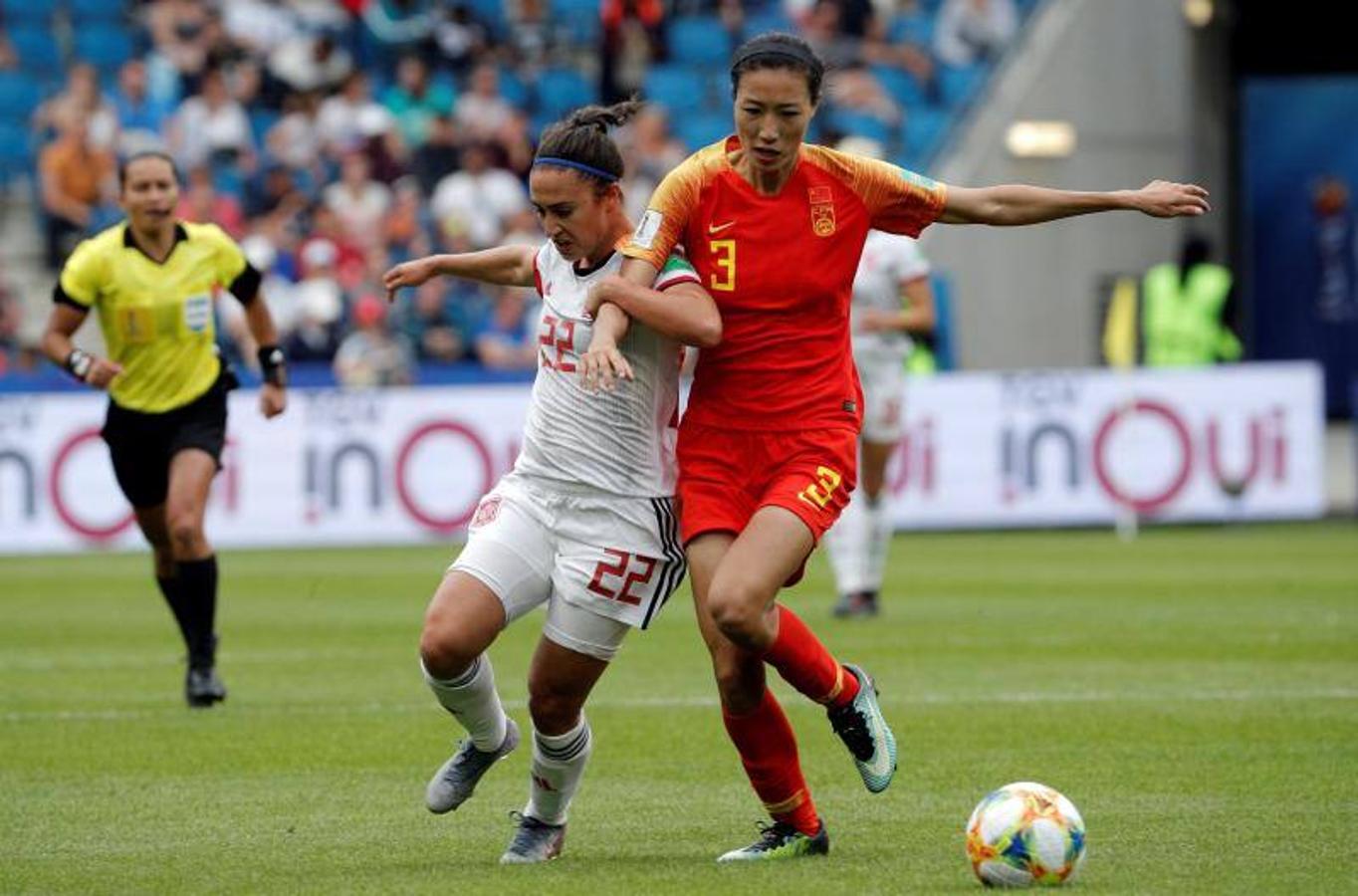  Comienza la segunda parte entre China y España y sigue con resultado a cero. Tercer y último partido del grupo B donde las de Jorge Vilda se juegan el pase a los octavos de final. 