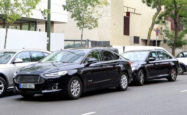 Vehículos de transporte con conductor (VTC) en Madrid. 