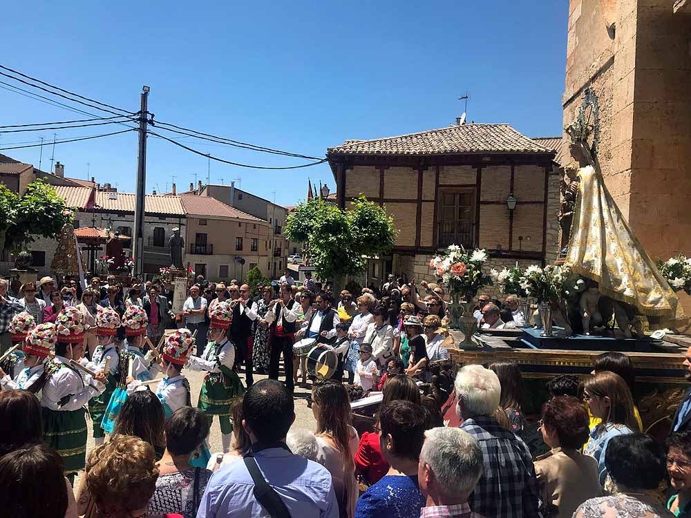 Imagen del día de la Virgen de Nava en Fuentelcésped, cedida por Jose. 