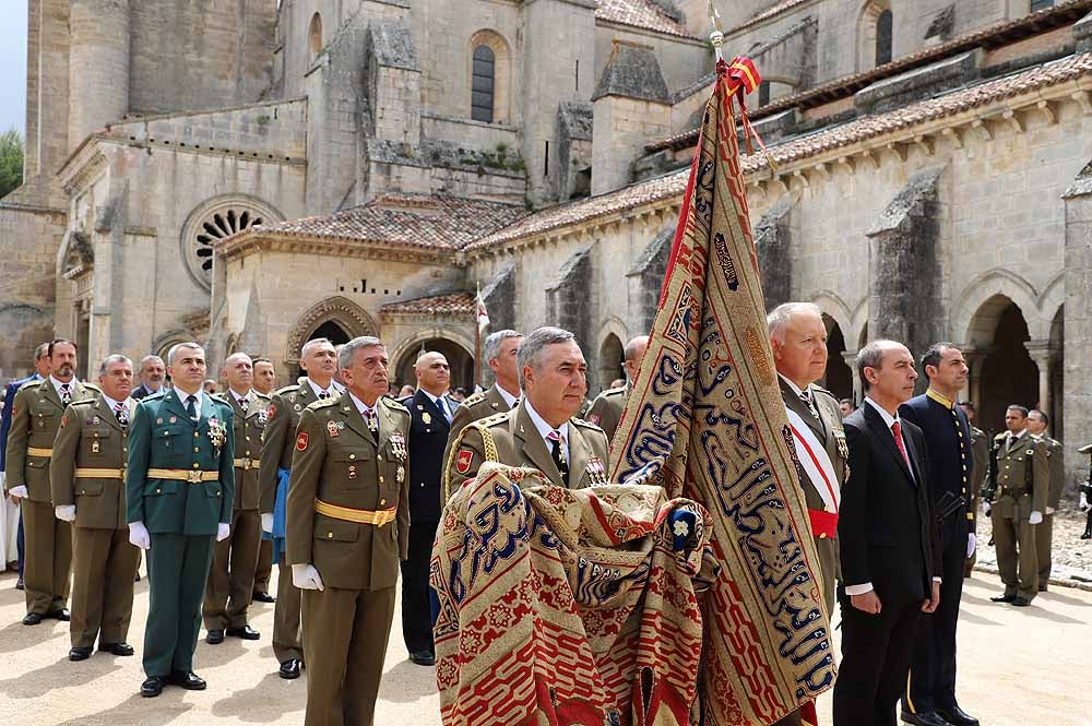 El Monasterio Real de las Huelgas ha acogido, un año más, la celebración del Curpillos, con procesión por las calles del barrio con el pendón de las Navas de Tolosa