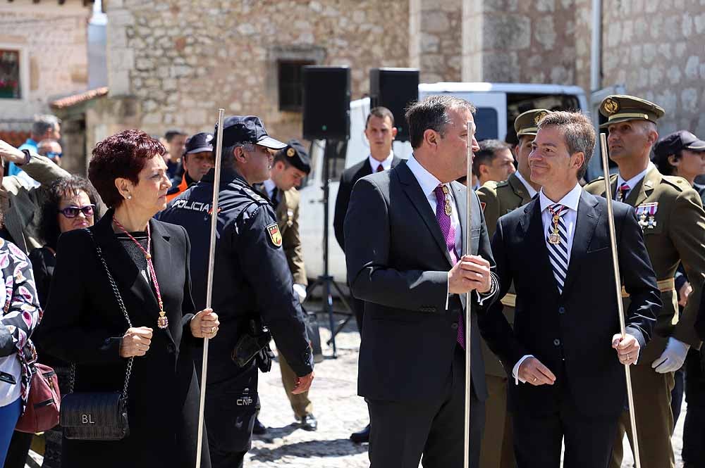 El Monasterio Real de las Huelgas ha acogido, un año más, la celebración del Curpillos, con procesión por las calles del barrio con el pendón de las Navas de Tolosa