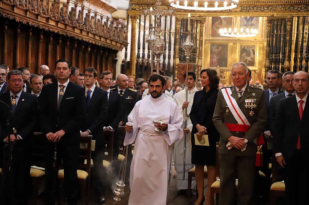 El Monasterio Real de las Huelgas ha acogido, un año más, la celebración del Curpillos, con procesión por las calles del barrio con el pendón de las Navas de Tolosa