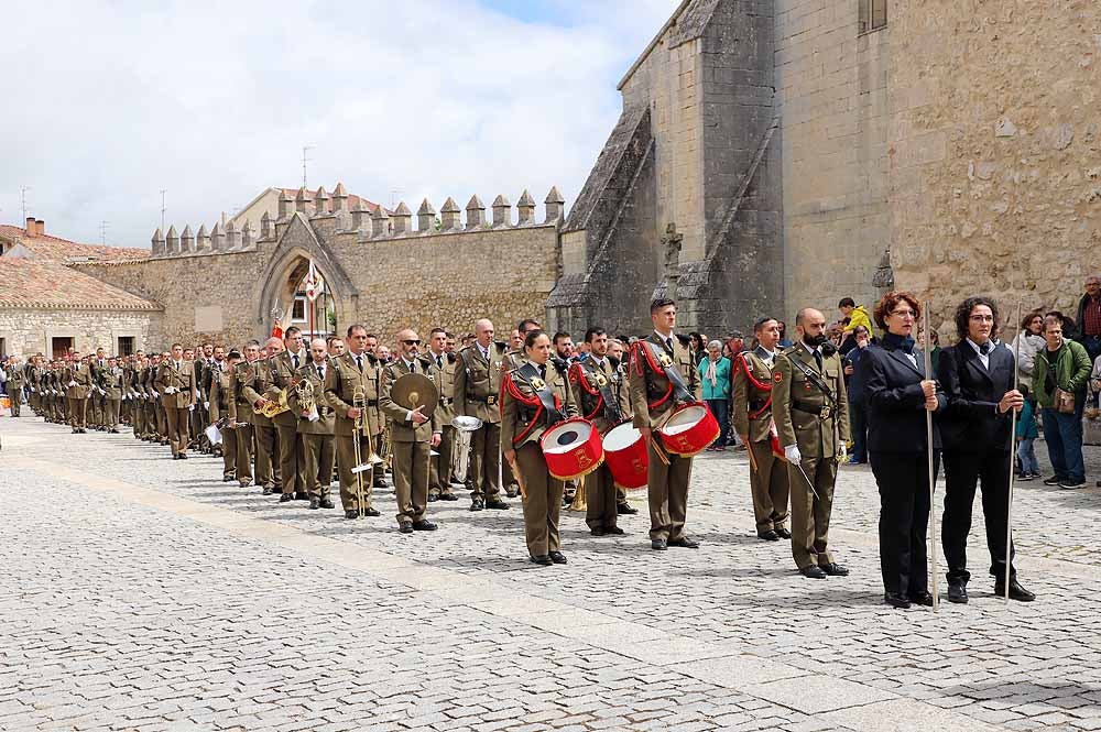 El Monasterio Real de las Huelgas ha acogido, un año más, la celebración del Curpillos, con procesión por las calles del barrio con el pendón de las Navas de Tolosa