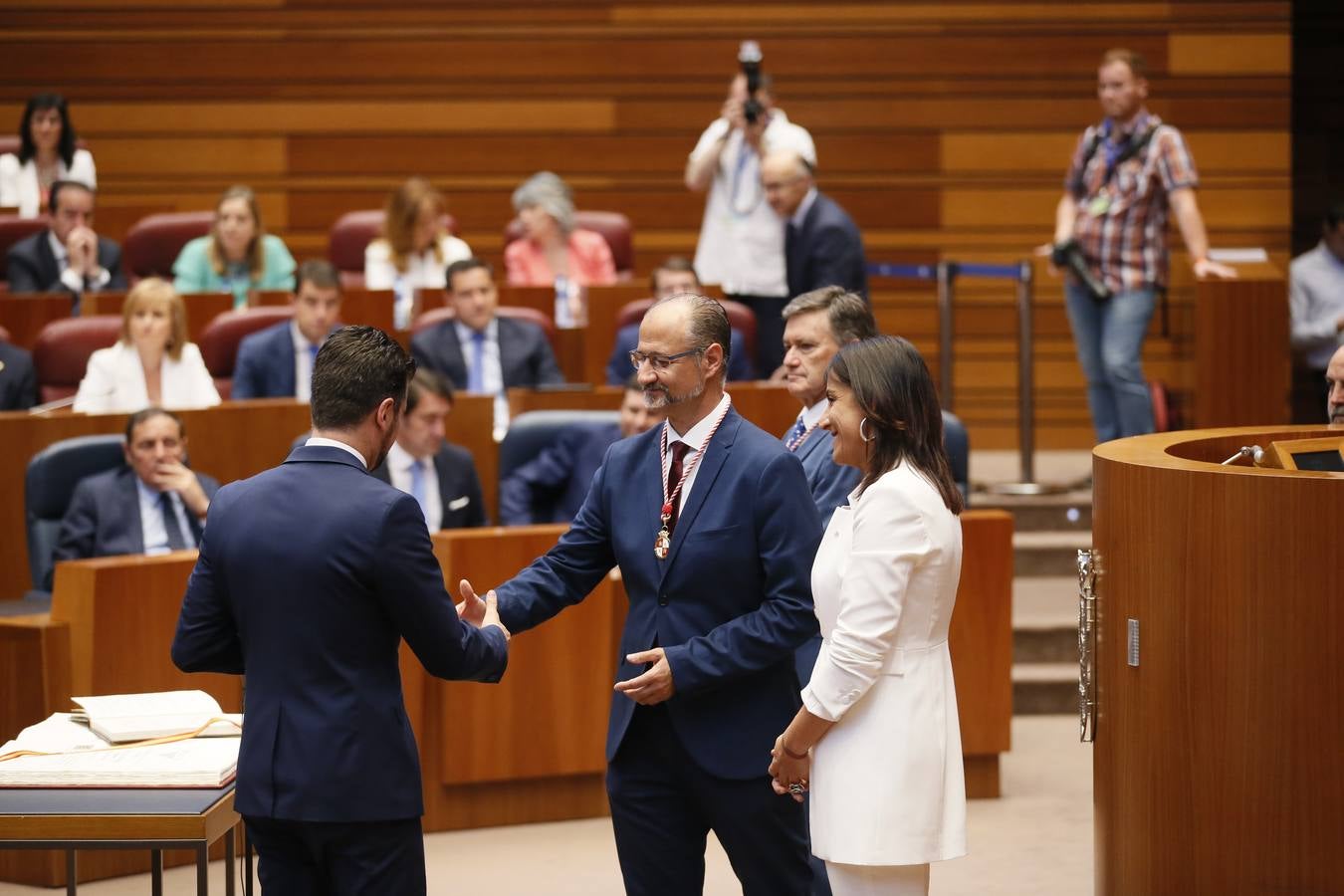 Fotos: Así ha vivido Luis Tudanca la sesión constitutiva de la X Legislatura de las Cortes de Castilla y León