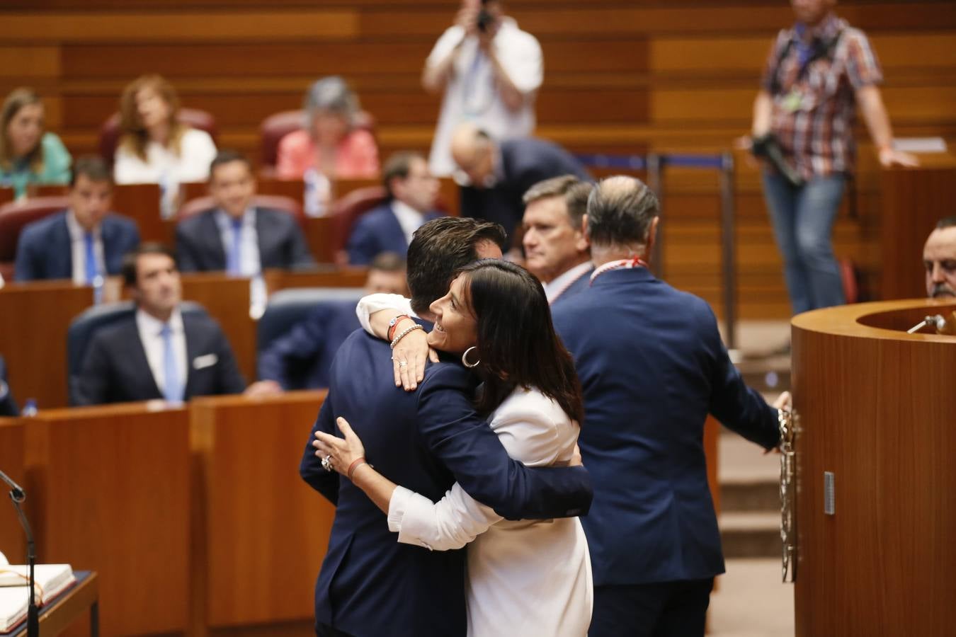 Fotos: Así ha vivido Luis Tudanca la sesión constitutiva de la X Legislatura de las Cortes de Castilla y León