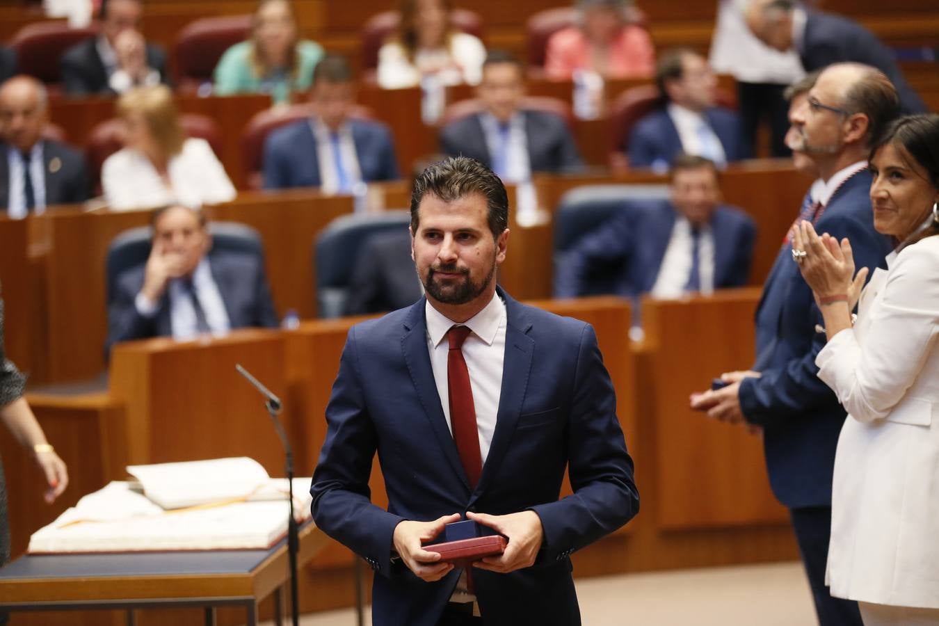 Fotos: Así ha vivido Luis Tudanca la sesión constitutiva de la X Legislatura de las Cortes de Castilla y León