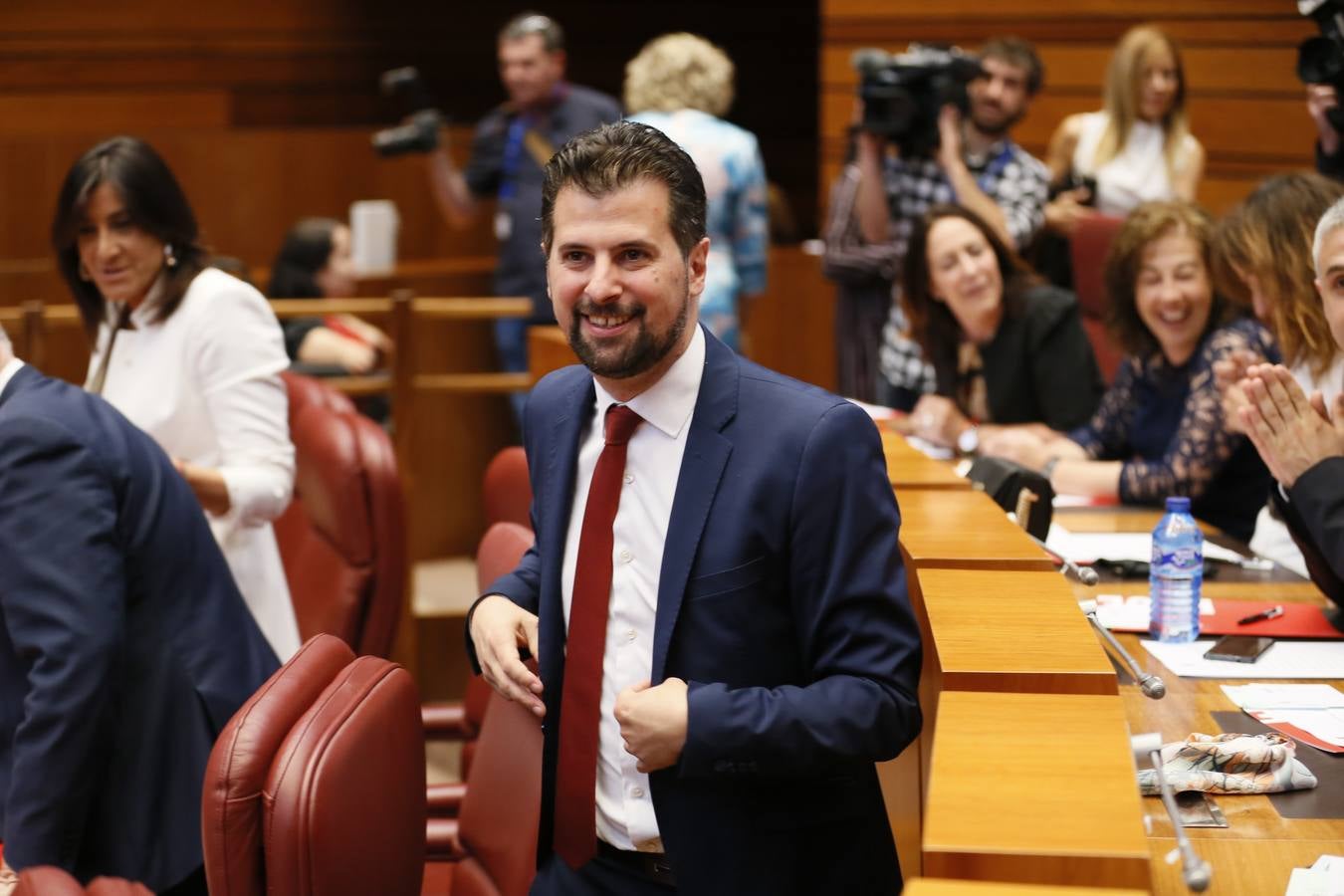 Fotos: Así ha vivido Luis Tudanca la sesión constitutiva de la X Legislatura de las Cortes de Castilla y León