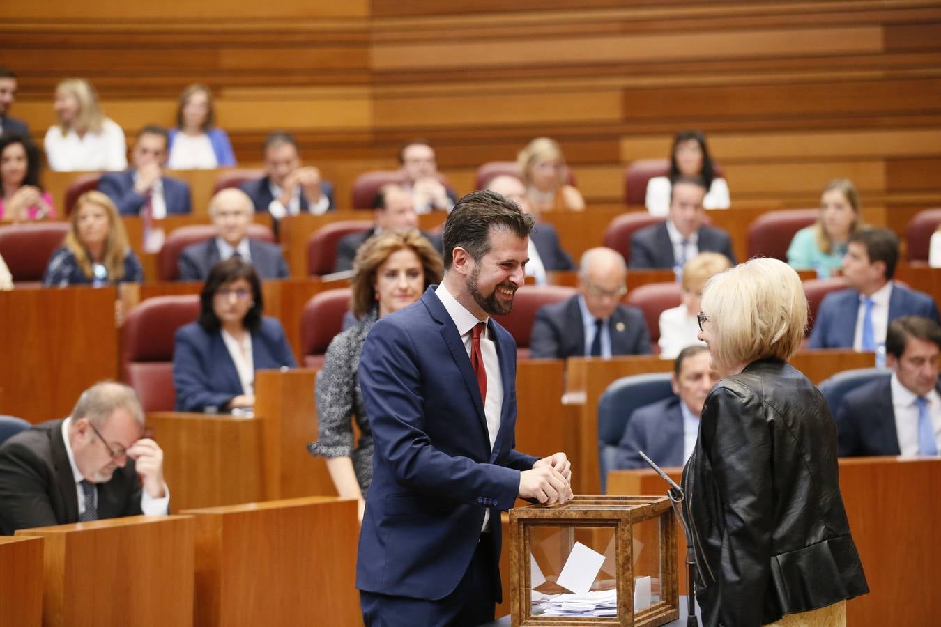 Fotos: Así ha vivido Luis Tudanca la sesión constitutiva de la X Legislatura de las Cortes de Castilla y León