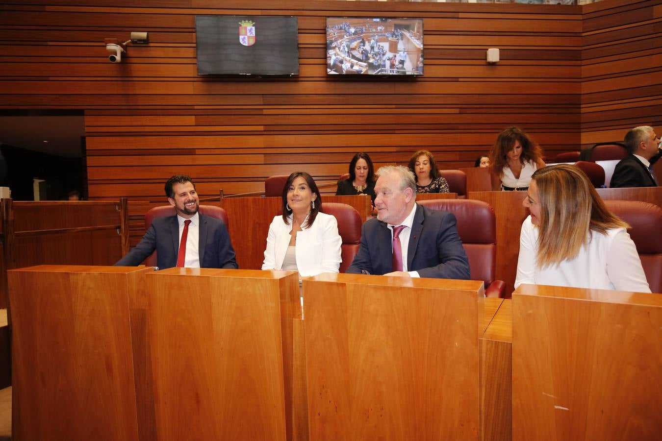 Fotos: Así ha vivido Luis Tudanca la sesión constitutiva de la X Legislatura de las Cortes de Castilla y León