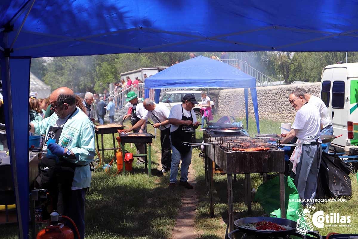 La mañana amanecía nublada y húmeda pero el día ha levantado y el Parque del Parral se ha llenado de burgaleses y amigos para celebrar la Festividad del Curpillos entre las carpas de las peñas