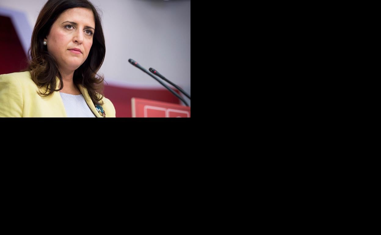 Esther Peña, secretaria general del PSOE de Burgos y diputada nacional. 