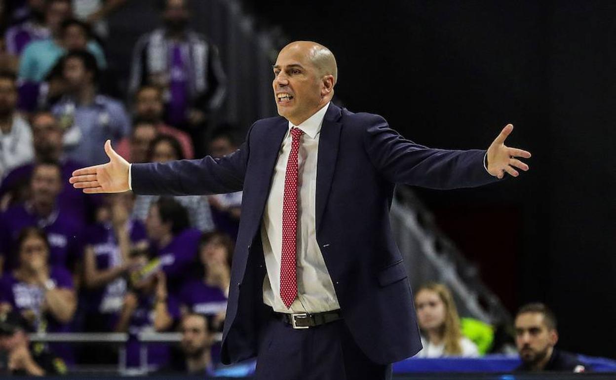 El entrenador del Baxi Manresa, Joan Peñarroya. 