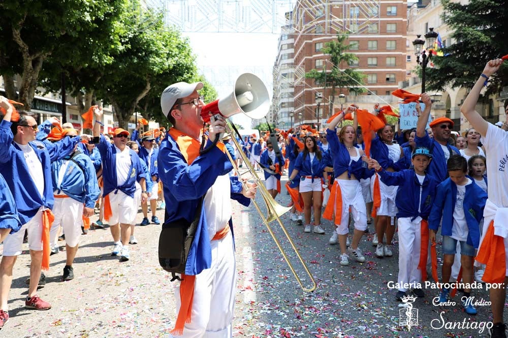 La alegría contagiada por los peñistas