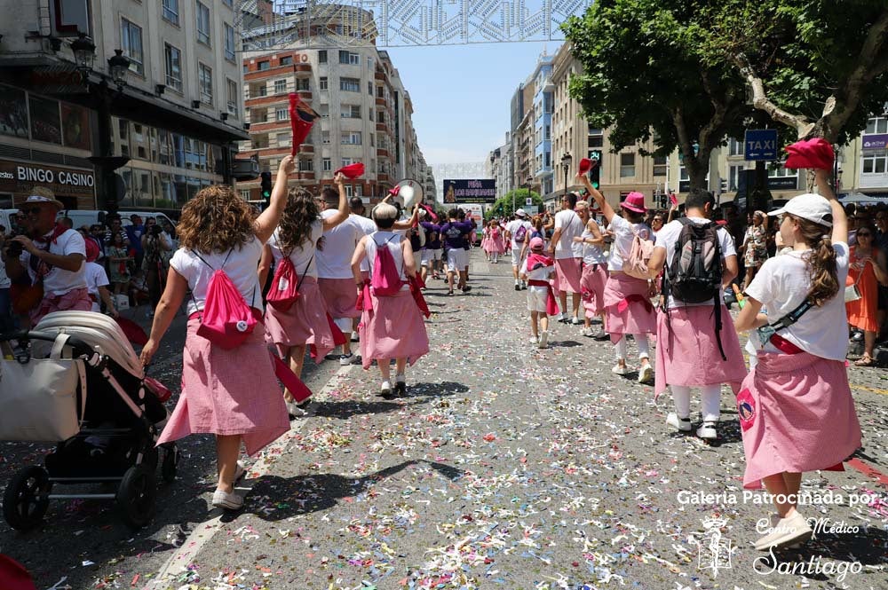 La alegría contagiada por los peñistas