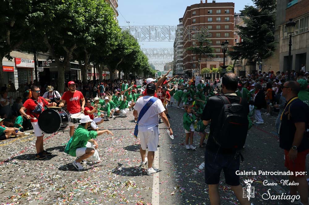 La alegría contagiada por los peñistas